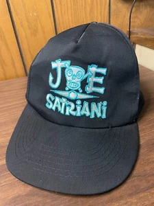 1993 Joe Satriani The Extremist Tour Hat /Cap - Black w/Embroidered Letters MINT - Picture 1 of 4