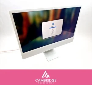 Cracked iMac Retina 4.5K 24" 2021 M1 8 CPU/8 GPU 512GB 16GB A2438 Silver Grade A - Picture 1 of 9