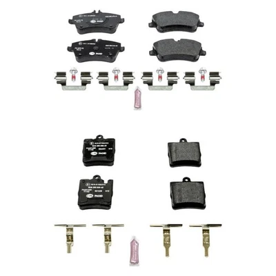 For Mercedes-Benz C240 03-05 Disc Brake Pad Set Euro-Stop Semi-Metallic Front & Foto 1 de 4