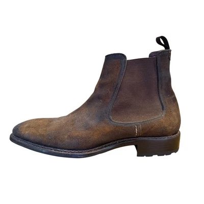 Botas Chelsea Mezlan Berne Cremallera Hombre Talla 9 Marrón Cuero Envejecido Hechas en España Foto 1 de 4