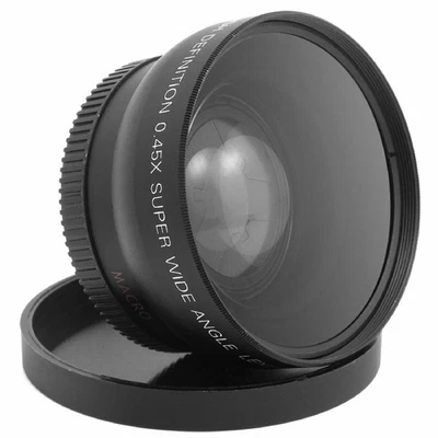 52MM 0.45x Wide Angle Lens + Macro Lens for 52mm DSLR and digital camera F - Image 1 of 4
