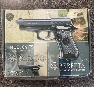 Beretta Mod. 84FS CO2 BB Pistol Box & Manual (Box Only) - Image 1 of 3