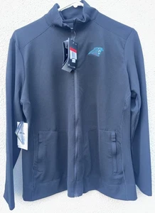 Chaqueta para mujer Nike Golf Carolina Panthers cremallera completa grande UPF 40 NUEVA CON ETIQUETAS PRECIO DE VENTA SUGERIDO POR EL FABRICANTE 110 USD - Imagen 1 de 8