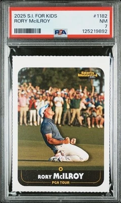 Rory Mcllroy Raro 2025 Sports Illustrated Niños SI Masters Pic Grand Slam PSA 7 Foto 1 de 2