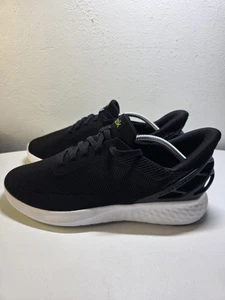 Kizik Mens Athens Black White Knit Slip On Hands Free Shoes Sneakers Size 10.5 - Picture 1 of 9