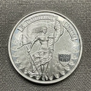 1 Troy oz .999 fine Silver Unity Lady Liberty Freedom Round BU GEM - Picture 1 of 2