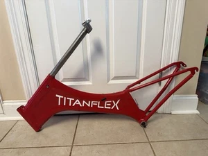 Titan Flex Aluminum Titanium Triathlon Racing Bike Frame 700c Size Large / XL - Picture 1 of 24