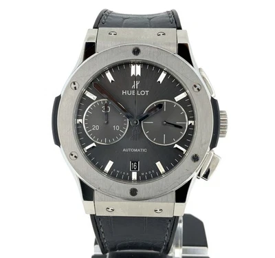 Hublot Classic Fusion 521.NX.7071.LR Cronógrafo Titanio Racing Gris 45 mm *LEER Foto 1 de 4