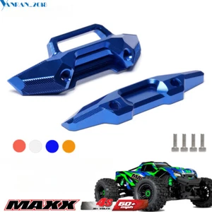 8935 8936 parachoques de aluminio F/R para camión Traxxas de radiocontrol Maxx 4S 89076-4 89086-4 - Imagen 1 de 46
