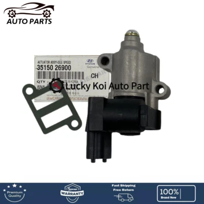 Válvula de control de aire de ralentí para Hyundai Accent Kia Rio 2005-2011 1,6 L OEM 3515026900 Foto 1 de 4