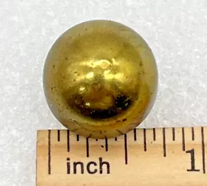 3/4" BALL FEET with Screw-Brass. (S-15837) - Picture 1 of 2