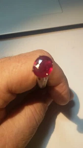 AAA RUBINO NATURALE - NATURAL RUBY CT 3.09 VS RED COLOR OVAL CUT ORIGIN MADASCAR - Imagen 1 de 7