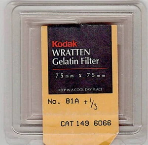 Wratten gelatin color filters, 75mm X 75mm Kodak Calumet, assorted types - Picture 1 of 10