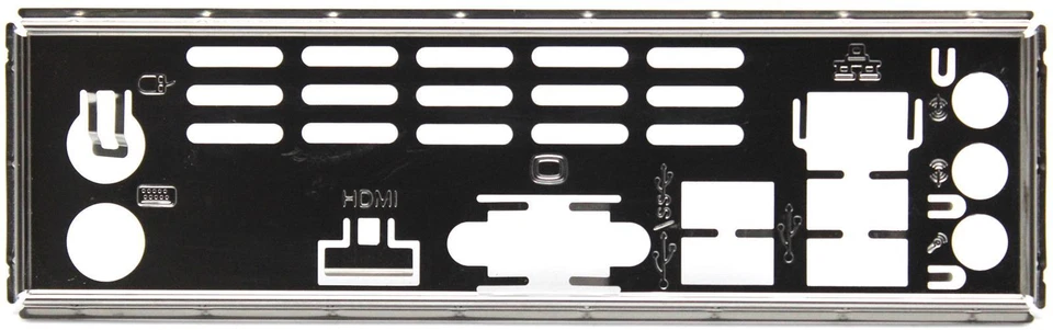 Biostar H81MGV3 - Blende - Slotblech - IO Shield   #329266 - Bild 1 von 1