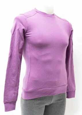 Rapha Merino Sweatshirt Men XS Purple Bike Cycling Lifestyle Wool Blend Long Slv - Image 1 of 2