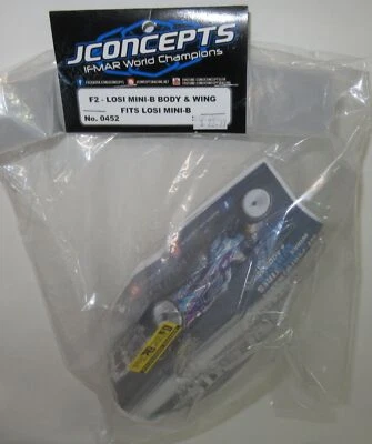 JConcepts F2- Losi Mini-B Body & Wing (Includes Decals) #0452 - Image 1 of 3
