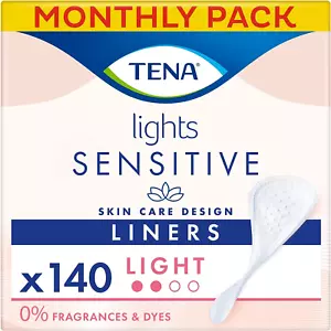 TENA Lights Light Liner, 140 Incontinence Liners ( 28 X 5 Packs) for Women with  - Picture 1 of 5