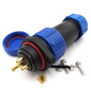 SP21 Screw Crimp 3Pin 3P Panel mount connector plug socket,electrical connector - Picture 1 of 7
