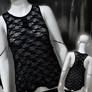 DRESS TOP BY *SO NICE* (BLACK) - Picture 1 of 5