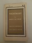RARE 1967 NIGHTMARE by Marcus  Van Heller Adult Erotic Interracial Rape Novel 