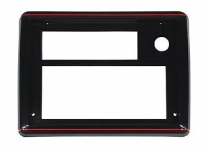 NEW 81 88 El Camino Monte Carlo SS Radio Face Plate Black with Red Trim