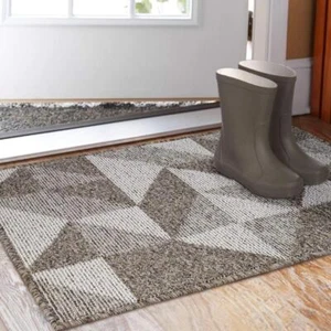 Indoor Doormat 24"x 36" Absorbent Front Back Door Mat Floor Mats Rubber - Picture 1 of 8