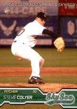 2006 Colorado Springs Sky Sox Multi-Ad #8 Steve Colyer Florissant Missouri Card