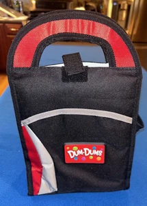 Dum Dums Sucker Insulated Lunch Bag Black and Red Dum-Dums Candy Sack - Picture 1 of 10