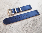 Two Piece Nylon Nato Watch Strap Canvas Band Royal Blue Quick Release 20Mm Mens