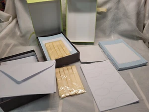Gartner Invitation Announce Kit Blue Dot 50 count Create Your Own Stationary NIB - Picture 1 of 12