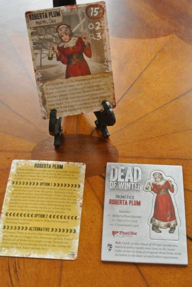 DEAD OF WINTER - ROBERTA PLUM Preorder Expansion Promo Bonus Board Game - Image 1 of 1