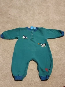 90's Vintage Little Big Dog 18 - 24 Months Romper Baby - Picture 1 of 8