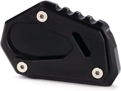 Almohadilla de placa de extensión de ampliación con soporte lateral para pie para Vstrom 1000 (negro) Foto 1 de 4