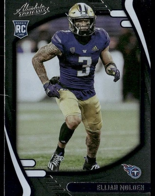 2021 PANINI ABSOLUTE ELIJAH MOLDEN WASHINGTON HUSKIES FOOTBALL TEAM #146 - Image 1 of 2