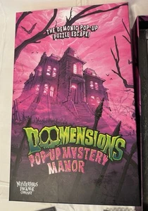 Doomensions 3D Pop-Up Mystery Manor Spiel KOMPLETT mit unbenutztem Geschenkset - Bild 1 von 7