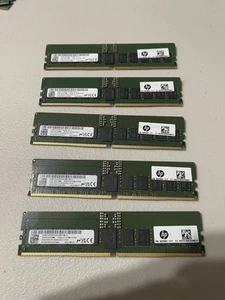 X5 Micron MTC20F2085S1RC56BD1 DDR5 RDIMM 32GB 2Rx8 5600 *FOR PARTS* LOT 1 - Afbeelding 1 van 2