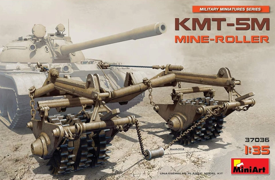 MiniArt 37036 1/35 KMT-5M Mine-Roller Model Kit nuovo sigillato Mini Art - Immagine 1 di 1