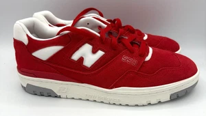 New Balance 550 Shoes Mens 11 D Suede Pack Team Red BB550VND - Picture 1 of 11
