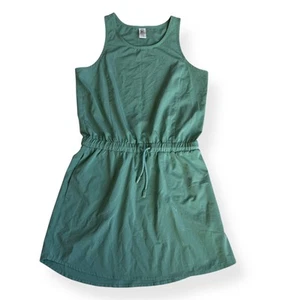 Athleta Girl Teal Green All For One Dress L/12 - Picture 1 of 10