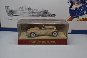 MATCHBOX / MOY - 1936 AUBURN SPEEDSTER - BRAUN - MODELLAUTO IM MASSSTAB 1:42 - Y-19 - Bild 1 von 5
