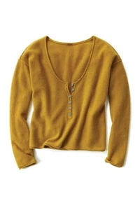 Suéter Henley Cachemir Free People Nimbus Marrón Talla S - Imagen 1 de 5