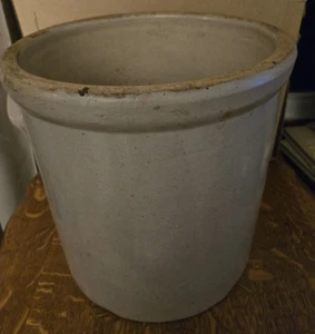 Vintage Unmarked 5 Gallon Stoneware Crock - Picture 1 of 5