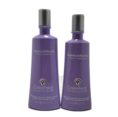 ColorProof Signature Blonde Violet Shampoo 10.1 oz & Conditioner 8.5 oz | New - Image 1 of 2