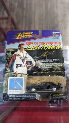 Coche deportivo personalizado Johnny Lightning Evel Knievel 1998 vintage ¡¡¡nuevo en tarjeta!!!! Foto 1 de 2