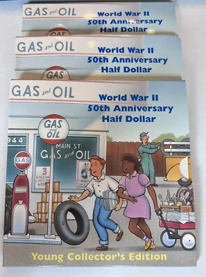 1991-95 World War II 50th Anniversary Half Dollar-Young Collector's Edition Coin - Image 1 of 4