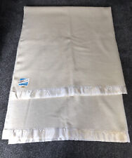 Vintage Balmoral  Pure Wool Blanket   Dorcas Ivory  Appro 70 X 90 Inches