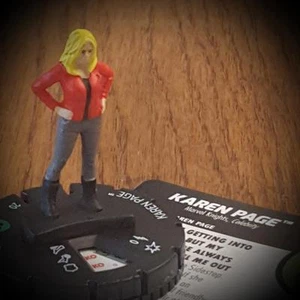 KAREN PAGE Avengers Defenders War Heroclix UNCOMMON #027 - Picture 1 of 1