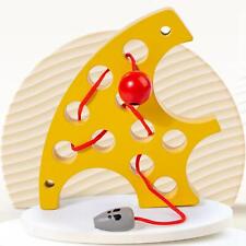 Cheese Threading Board Development Toys Early Learning for
