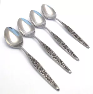 Interpur Jardinera Stainless Steel Teaspoons Japan Set of Four - Picture 1 of 4