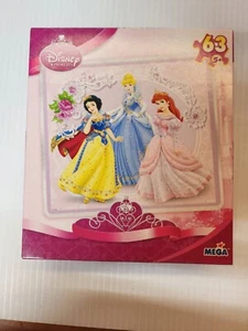 Disney Belle Aurora Jasmine Princess Puzzle Off To The Ball 63 Piece - Picture 1 of 4